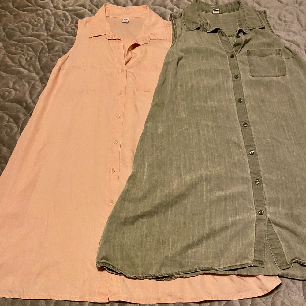 2 Old Navy sleeveless dresses